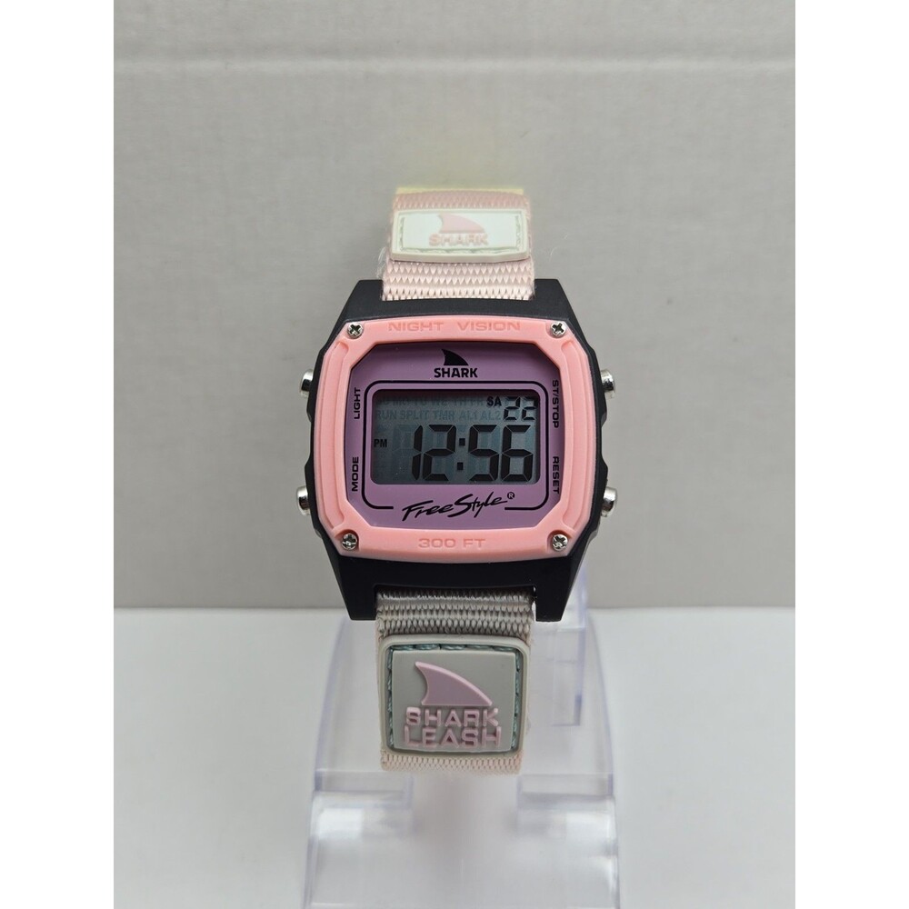 Freestyle Shark Classic Leash Rose Tea Pink Night Vision Watch New Battery